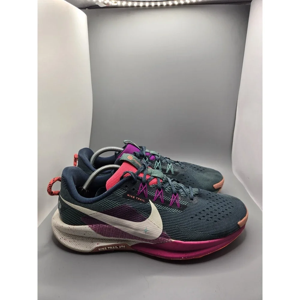 Nike Pegasus Trail 5 Vivid Grape Green Frost Sneakers Mens Size 11 DV3864-401